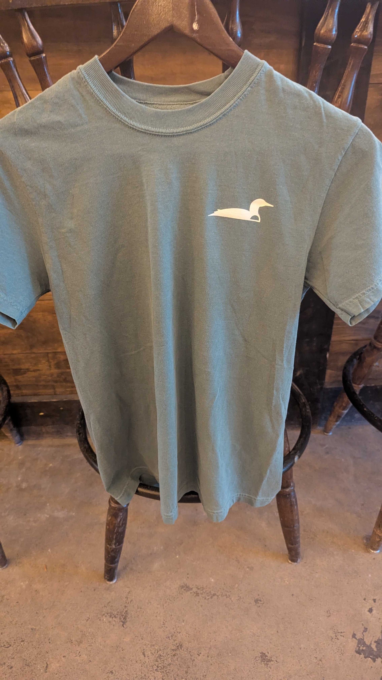 Logo/Canoe T-Shirt - Light Green