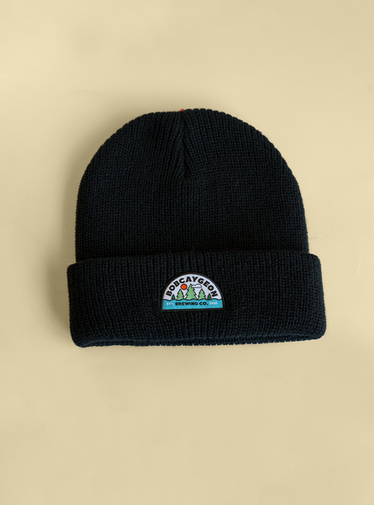 Knit Toque w/ Embroidered Patch