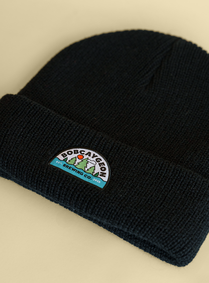 Knit Toque w/ Embroidered Patch