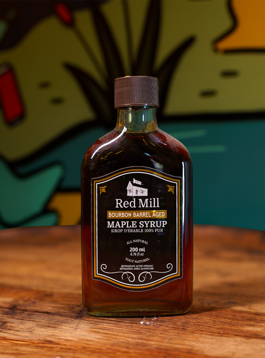 Red Mill Bourbon Barrel Aged Maple Syrup