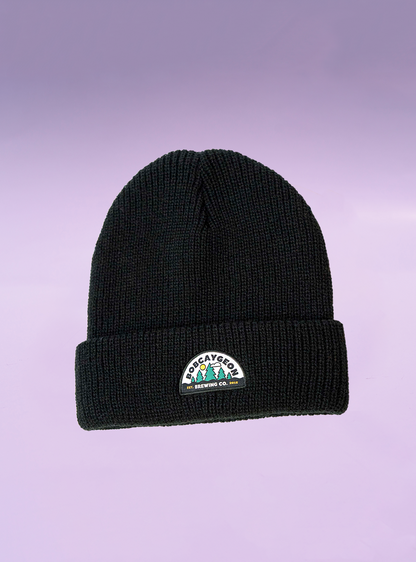 Knit Toque w/ Embroidered Patch